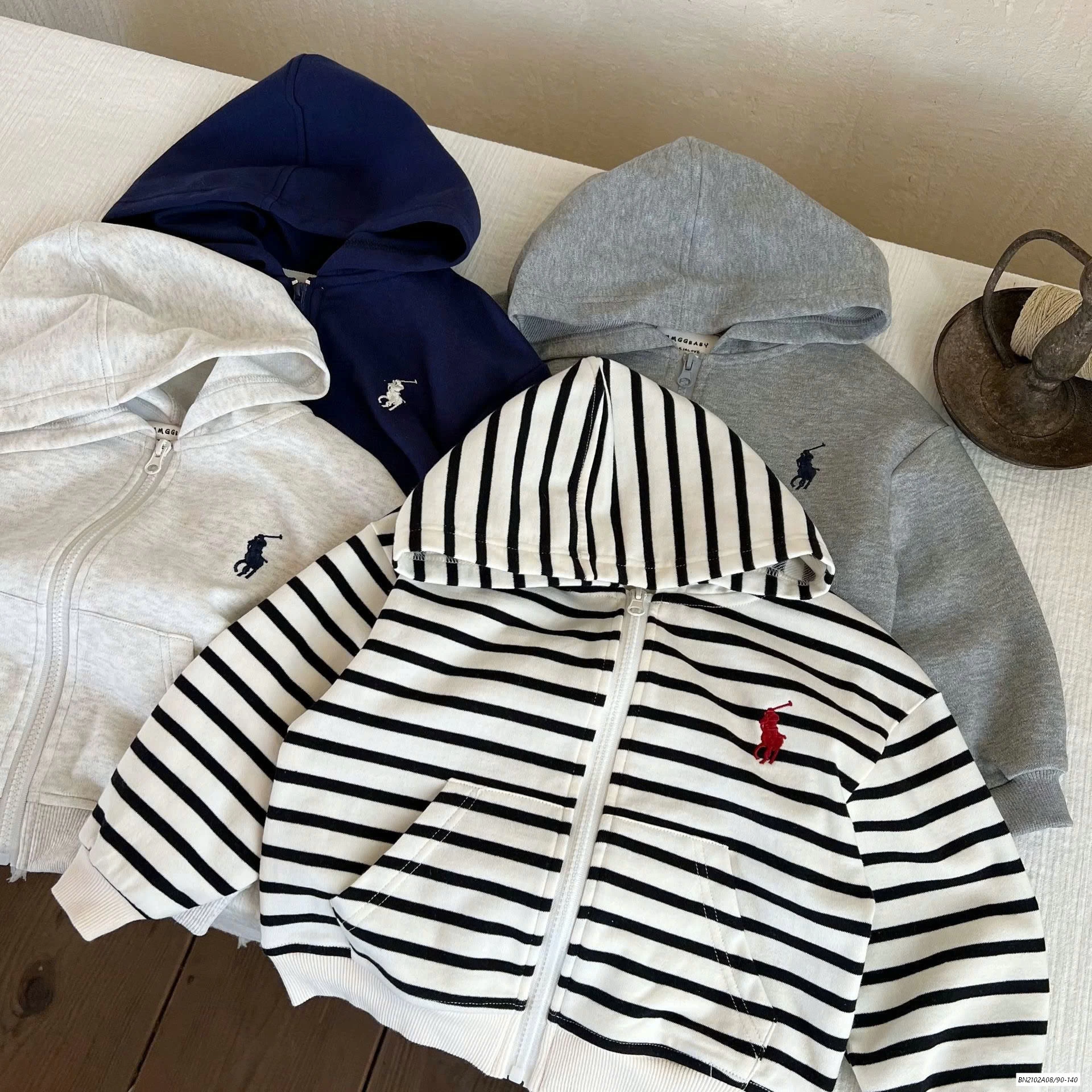 KHOÁC COTTON LIỀN MŨ