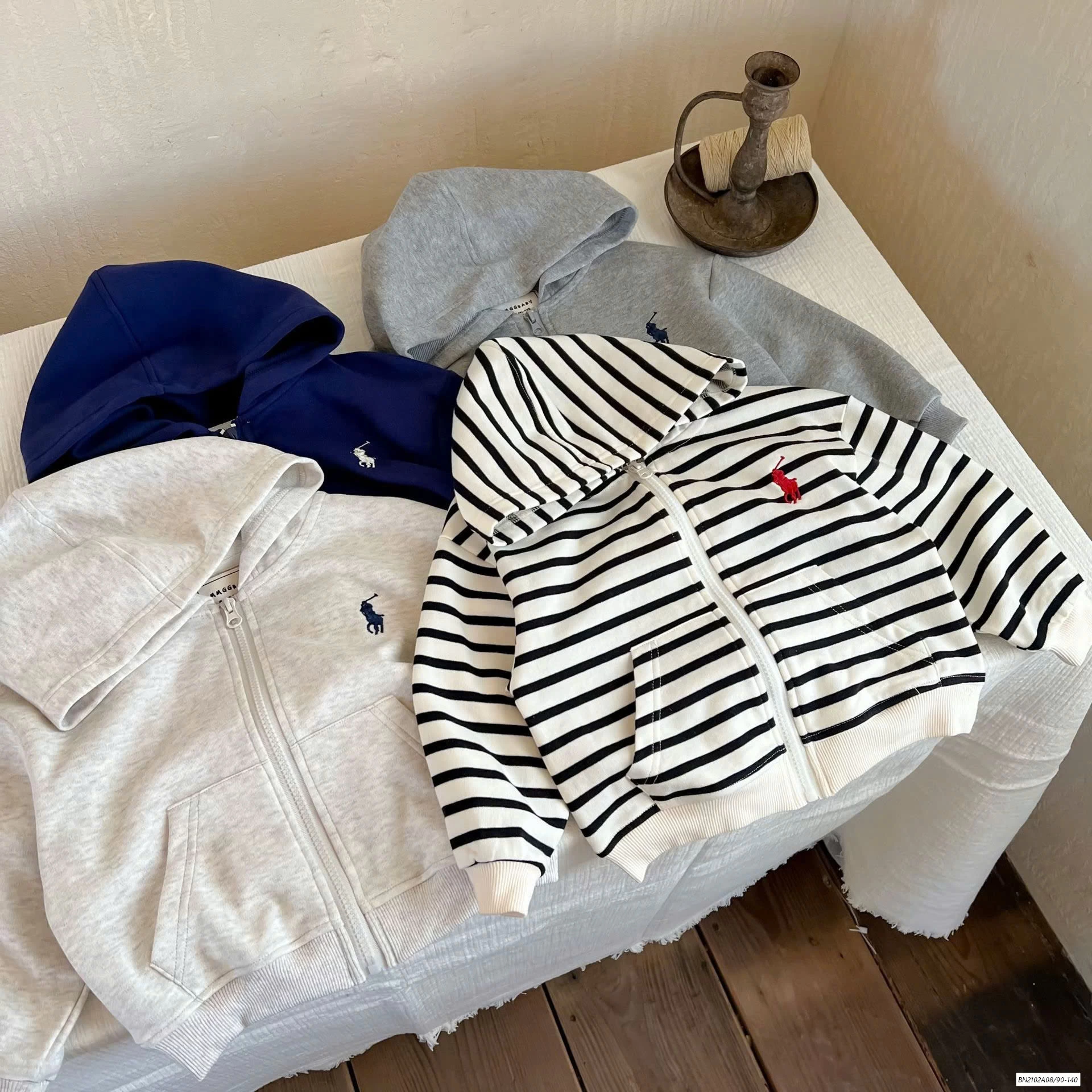 KHOÁC COTTON LIỀN MŨ