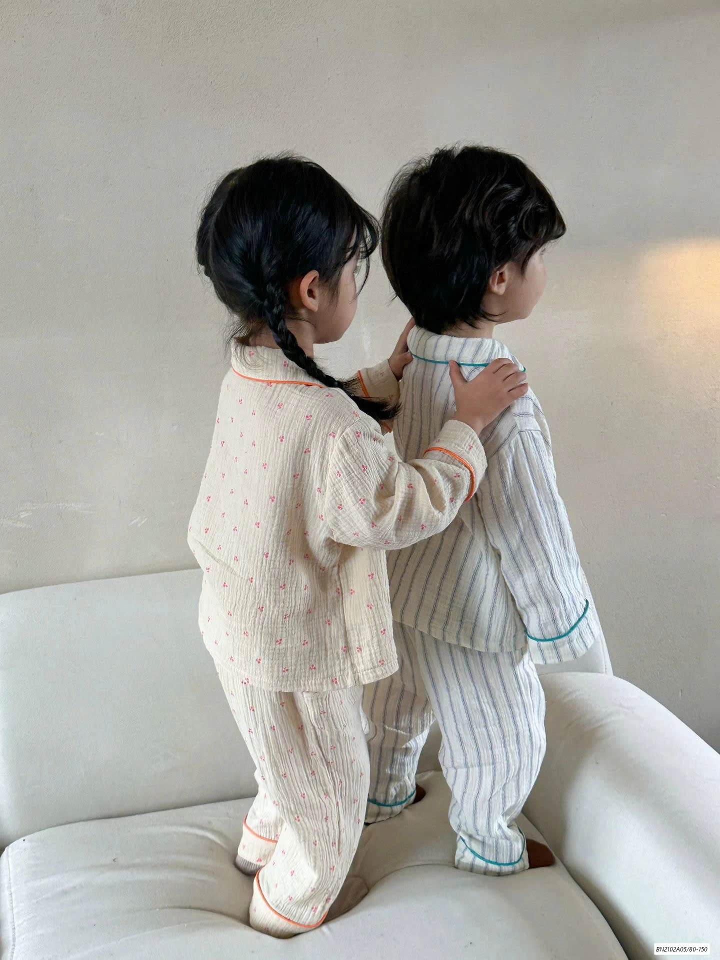 PIZAMA THÔ MỀM DÀI TAY