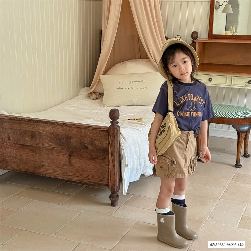 ÁO THUN XƯỚC IN CHỮ ADBABY