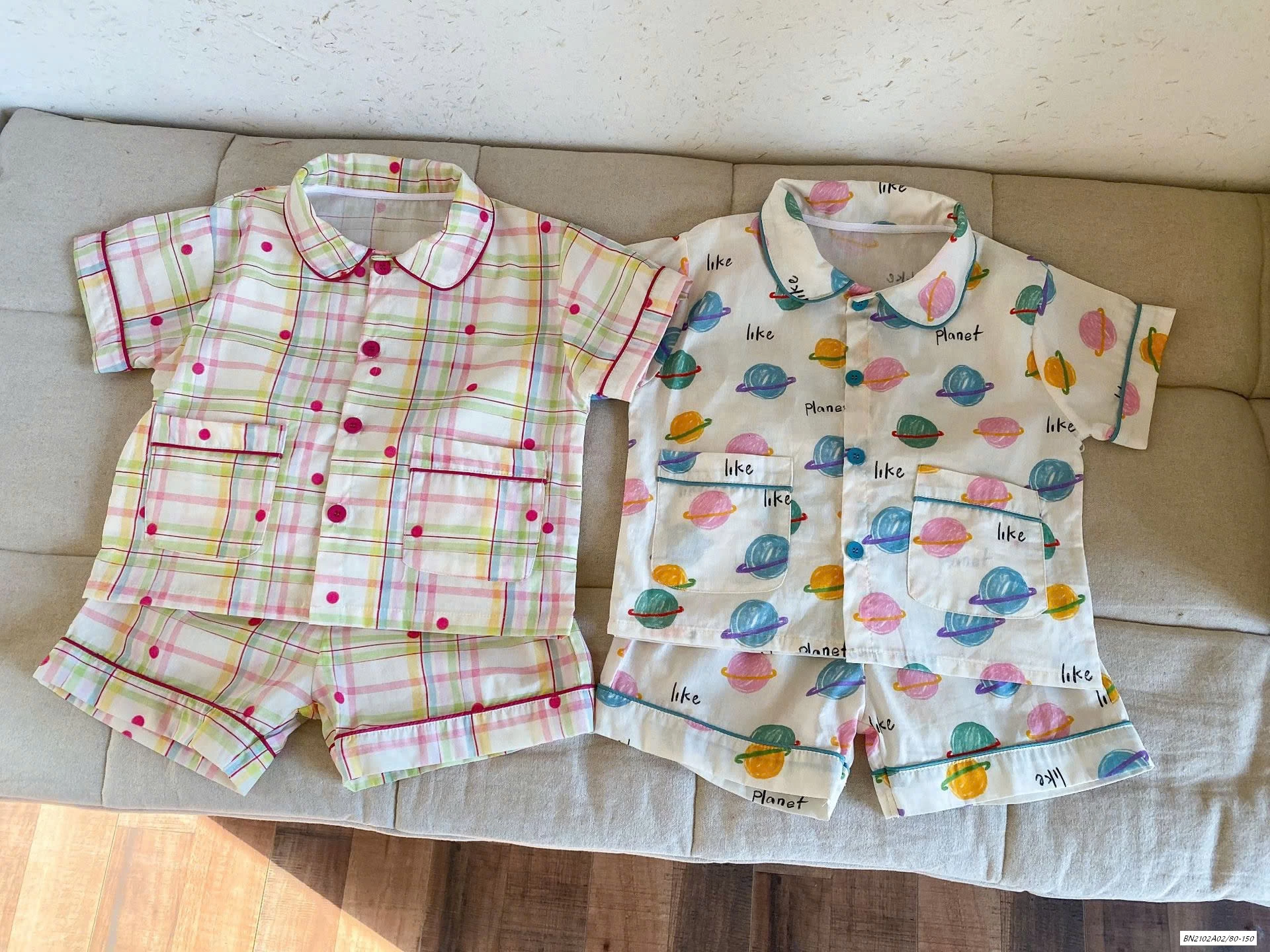 PIZAMA THÔ MỀM HỌA TIẾT