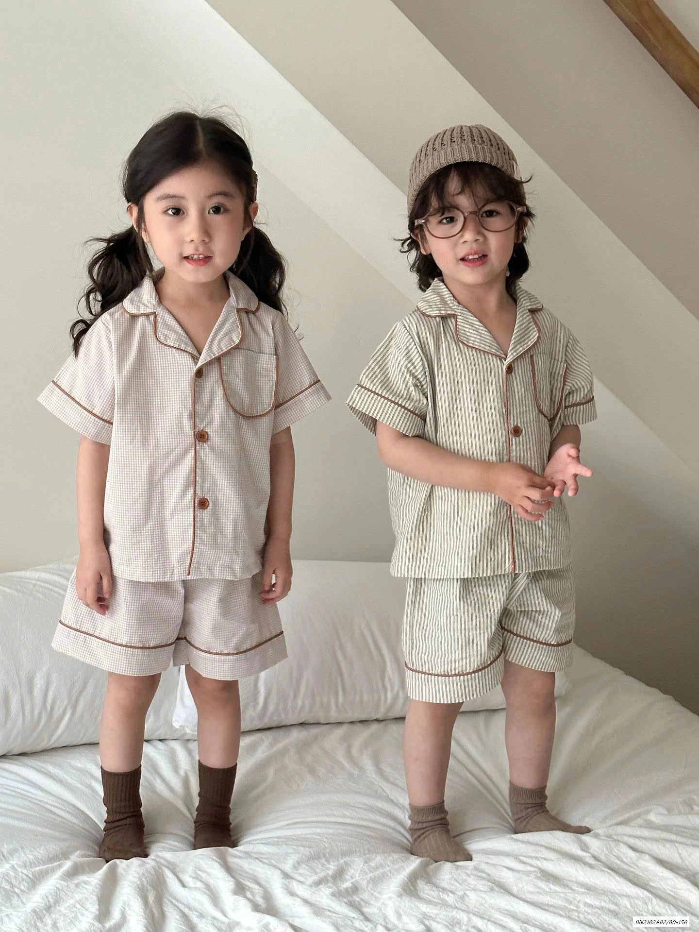 PIZAMA THÔ MỀM HỌA TIẾT