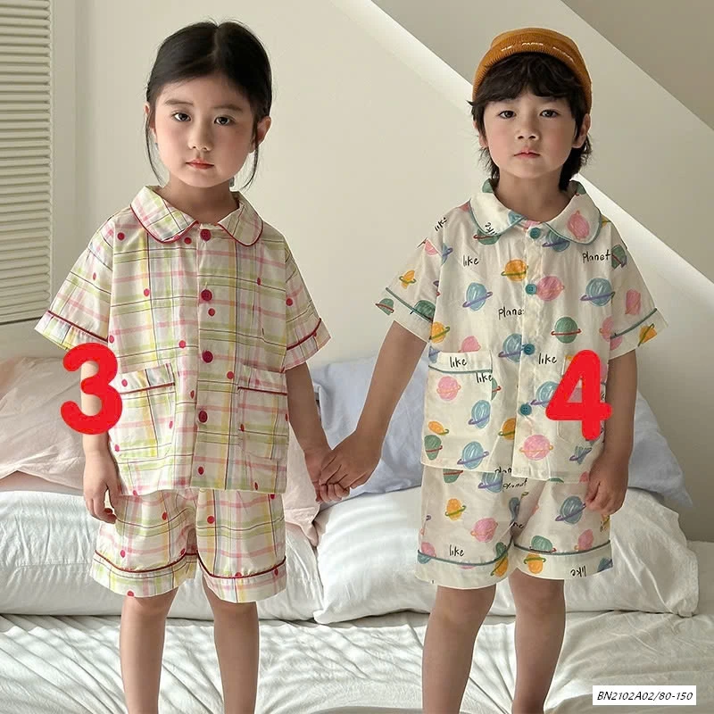 PIZAMA THÔ MỀM HỌA TIẾT