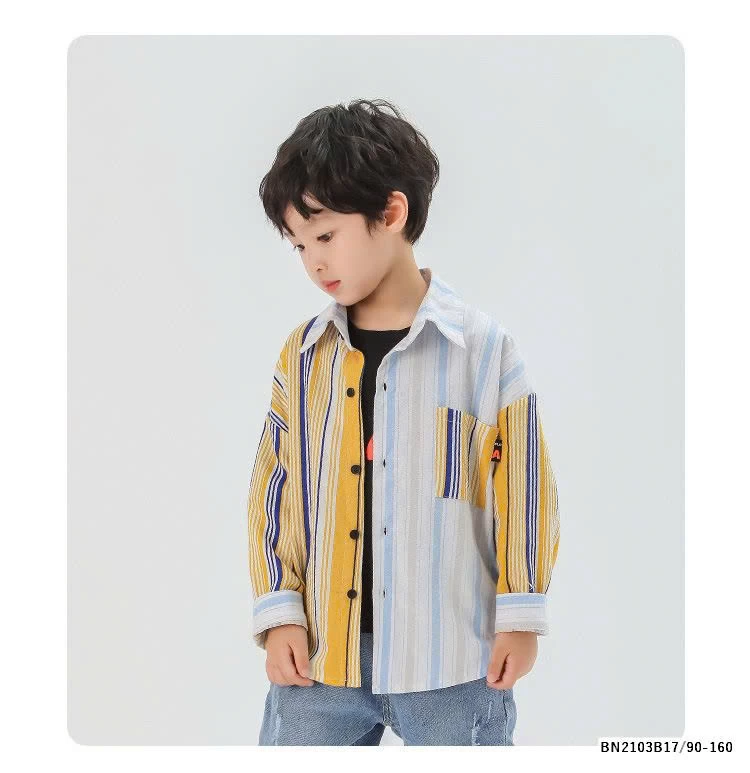 ÁO SƠ MI KẺ BÉ TRAI