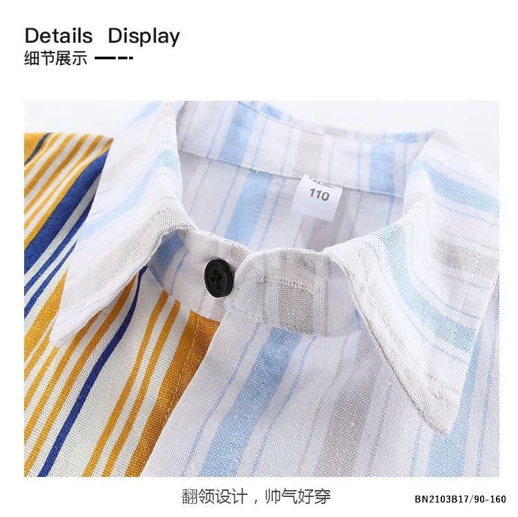 ÁO SƠ MI KẺ BÉ TRAI