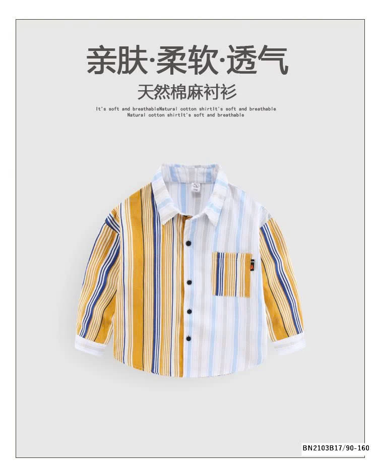 ÁO SƠ MI KẺ BÉ TRAI