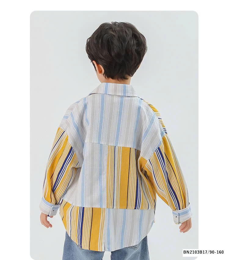 ÁO SƠ MI KẺ BÉ TRAI