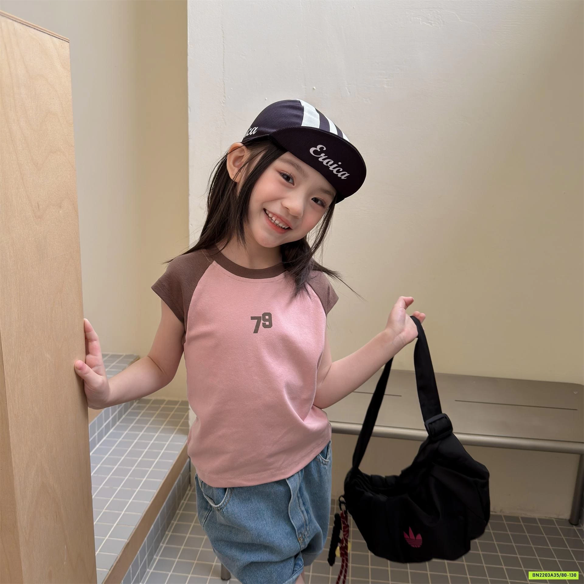 ÁO THUN TAY HẾN PHỐI MÀU SỐ 79 ADBABY