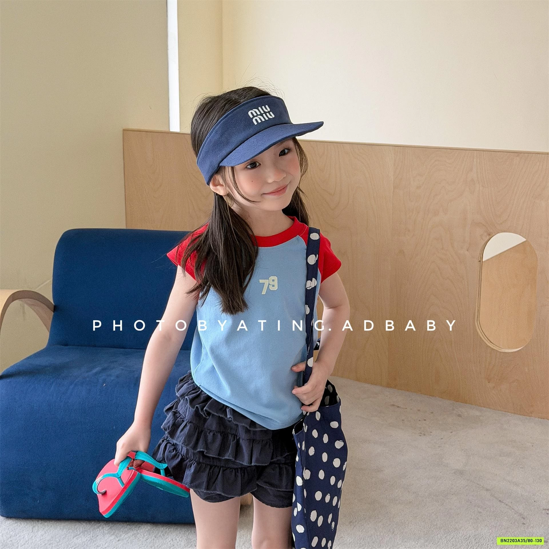 ÁO THUN TAY HẾN PHỐI MÀU SỐ 79 ADBABY