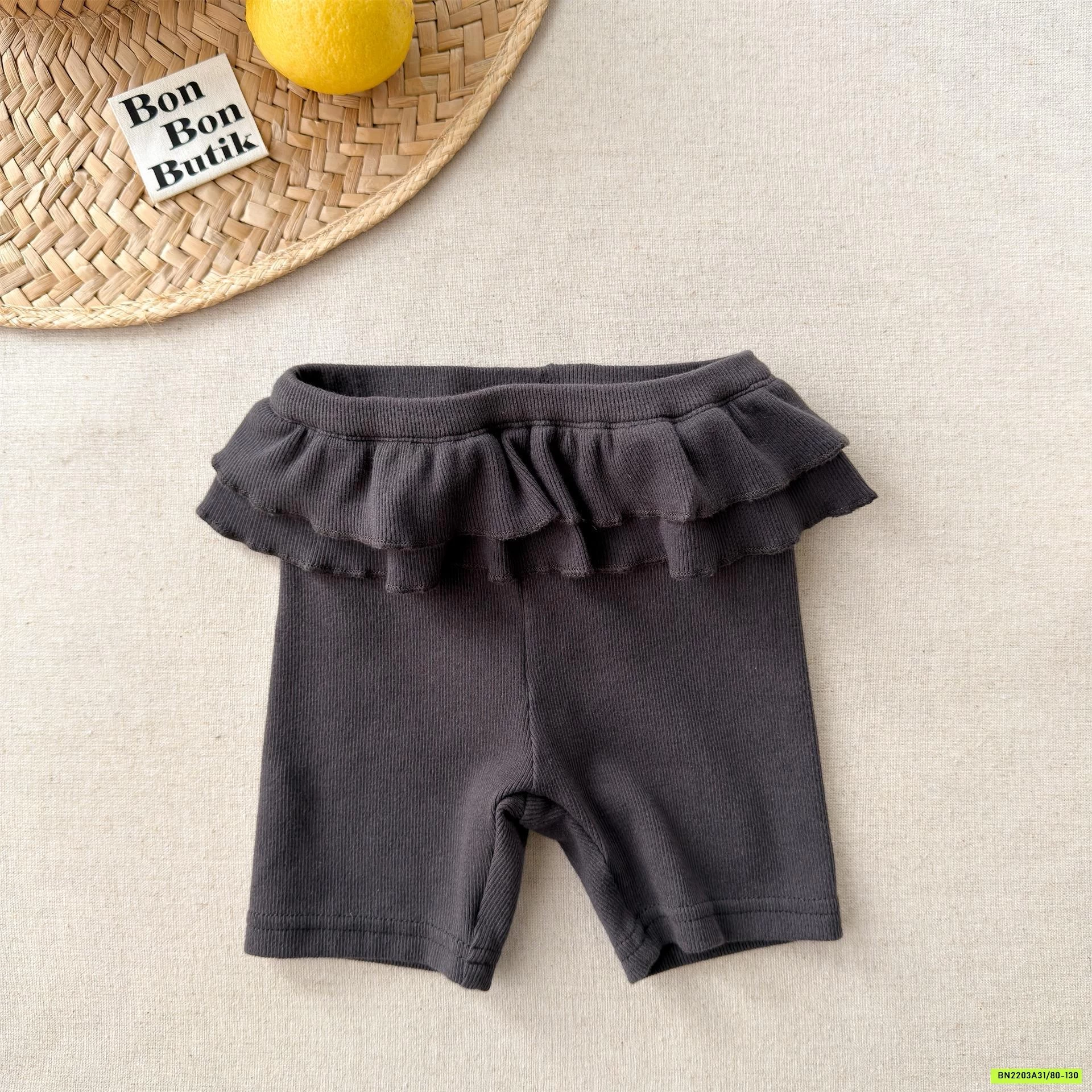 LEGGING LỬNG CẠP VIỀN REN