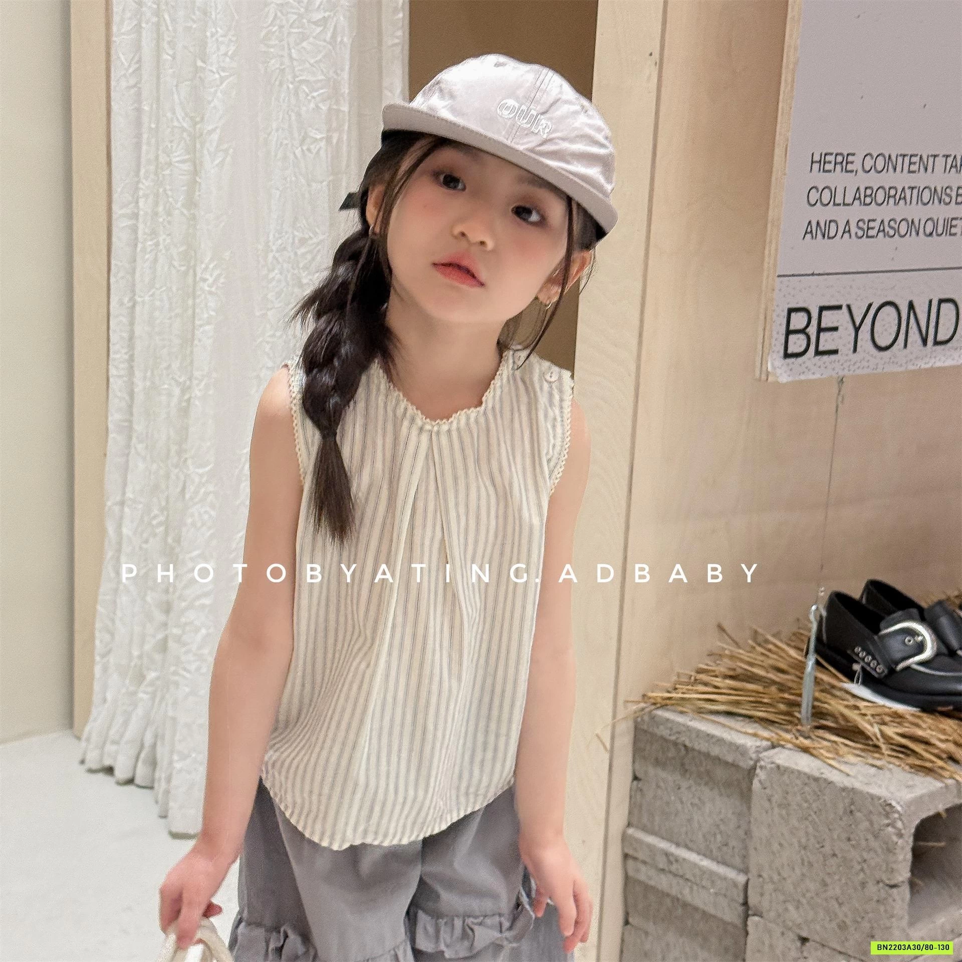 SƠ MI KẺ SỌC SÁT NÁCH VIỀN REN