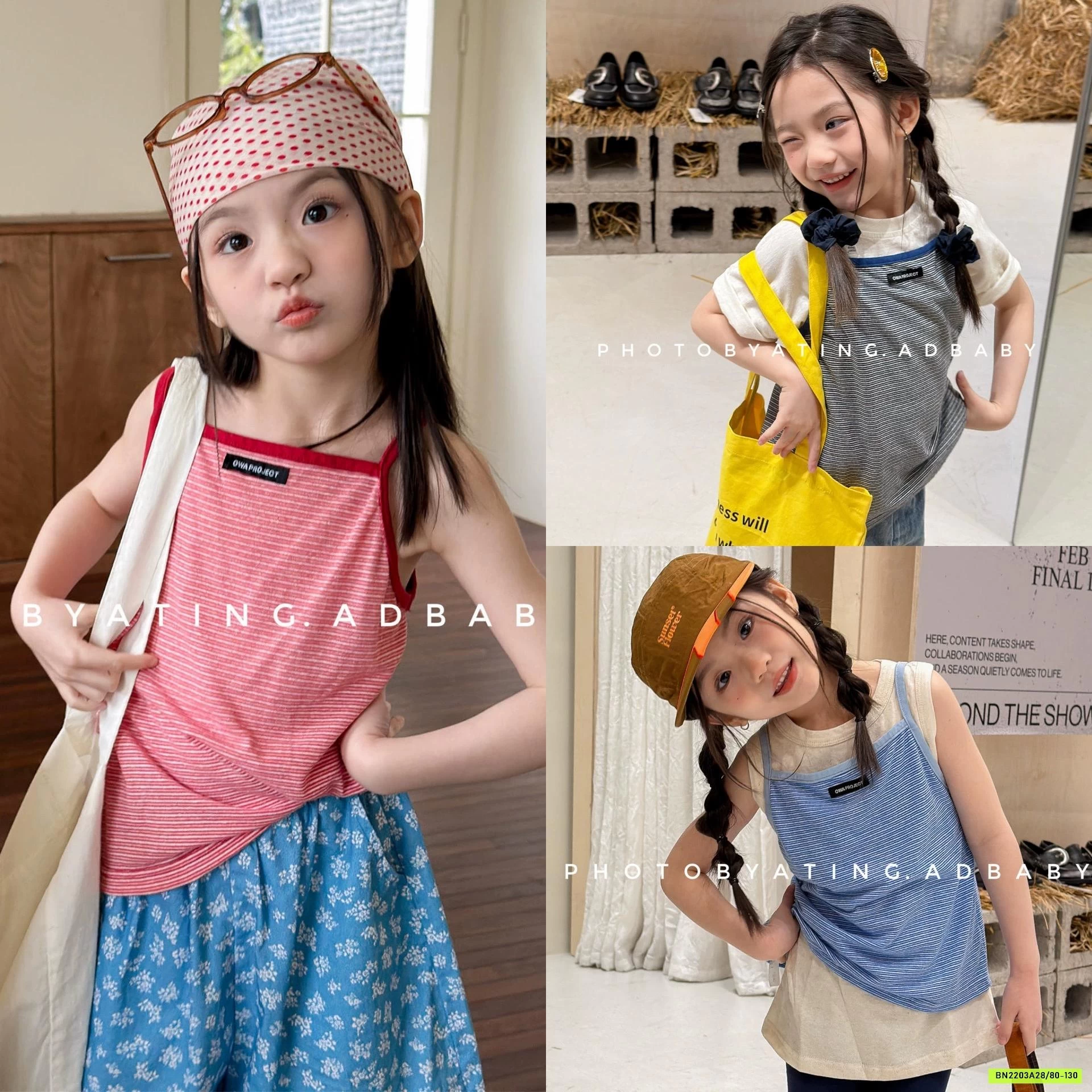 ÁO 2 DÂY KẺ 7216 ADBABY