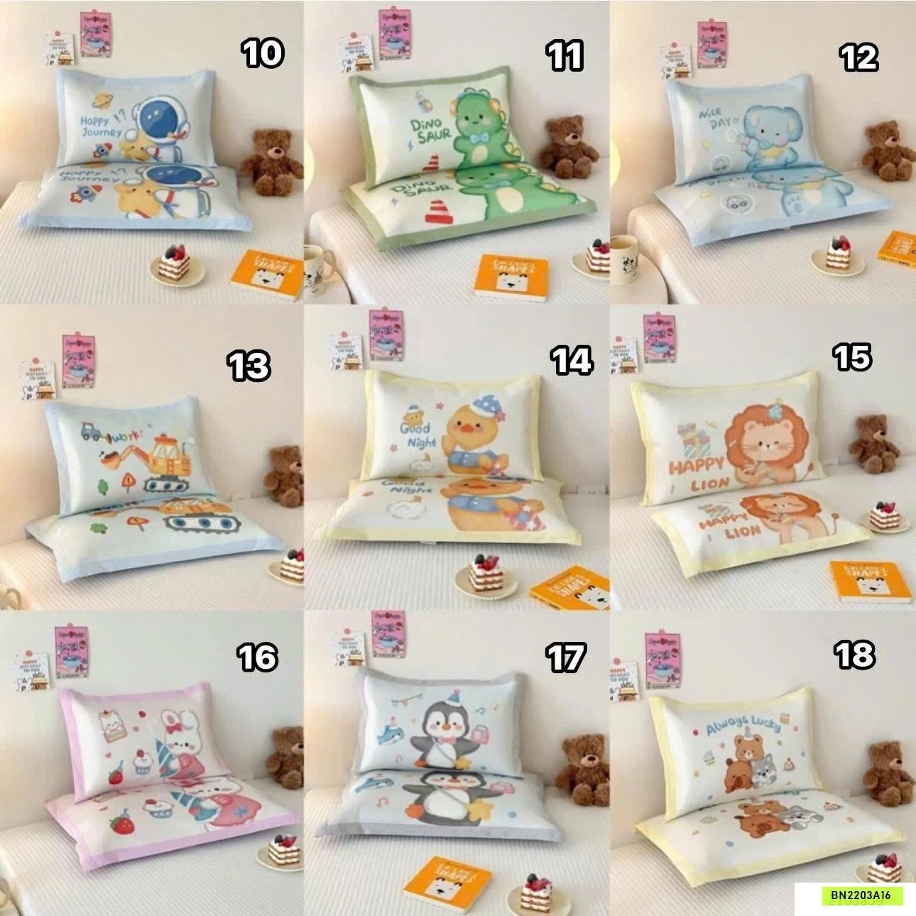 GỐI BĂNG LỤA NGỦ CHO BÉ