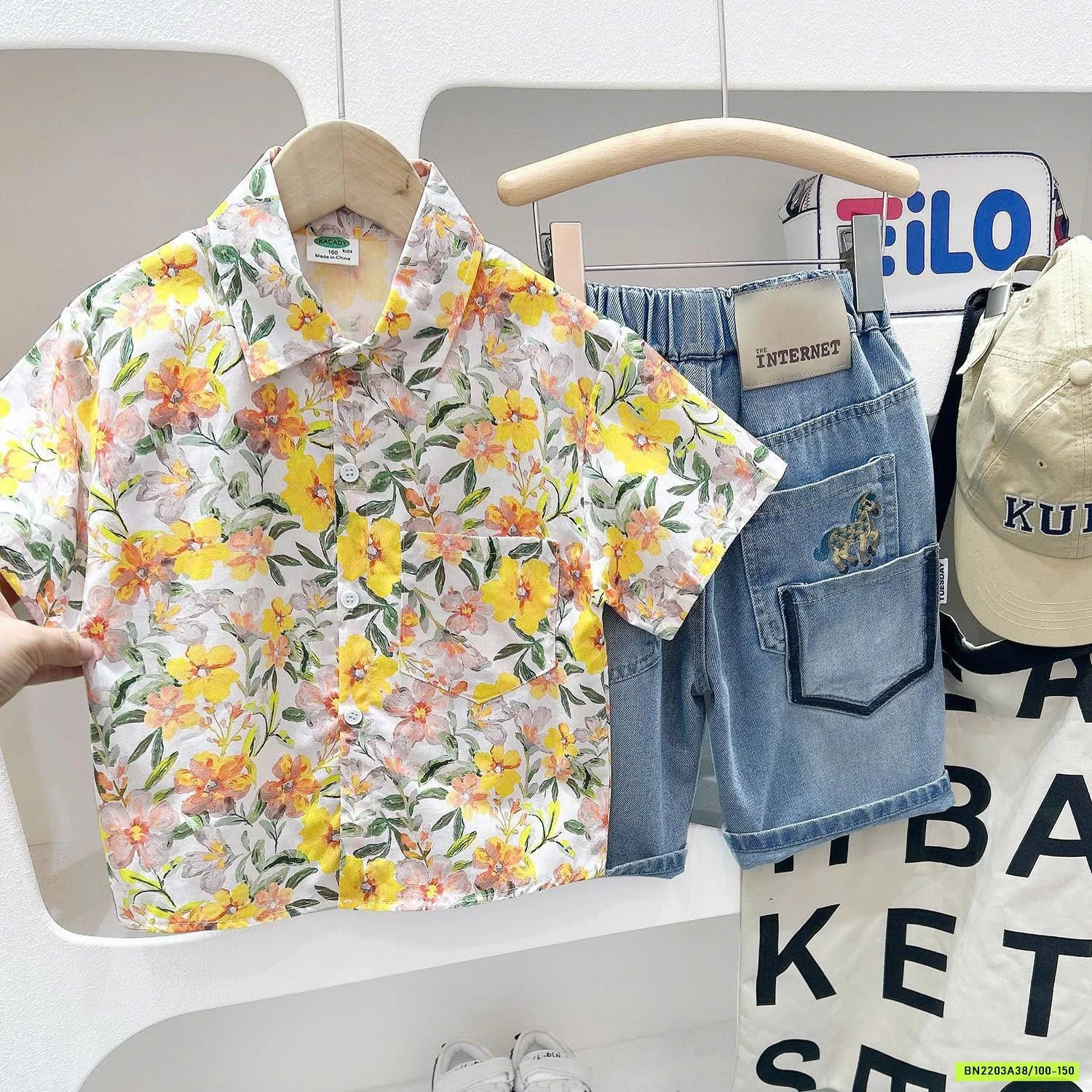 ÁO SƠ MI HOA KACADY