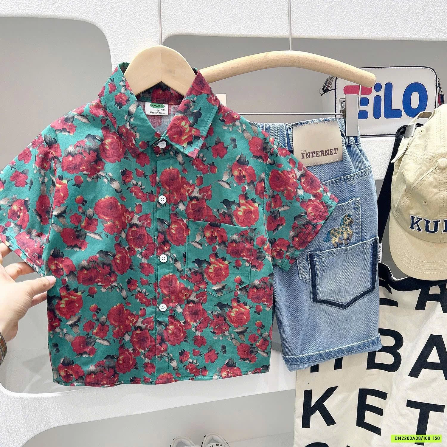 ÁO SƠ MI HOA KACADY