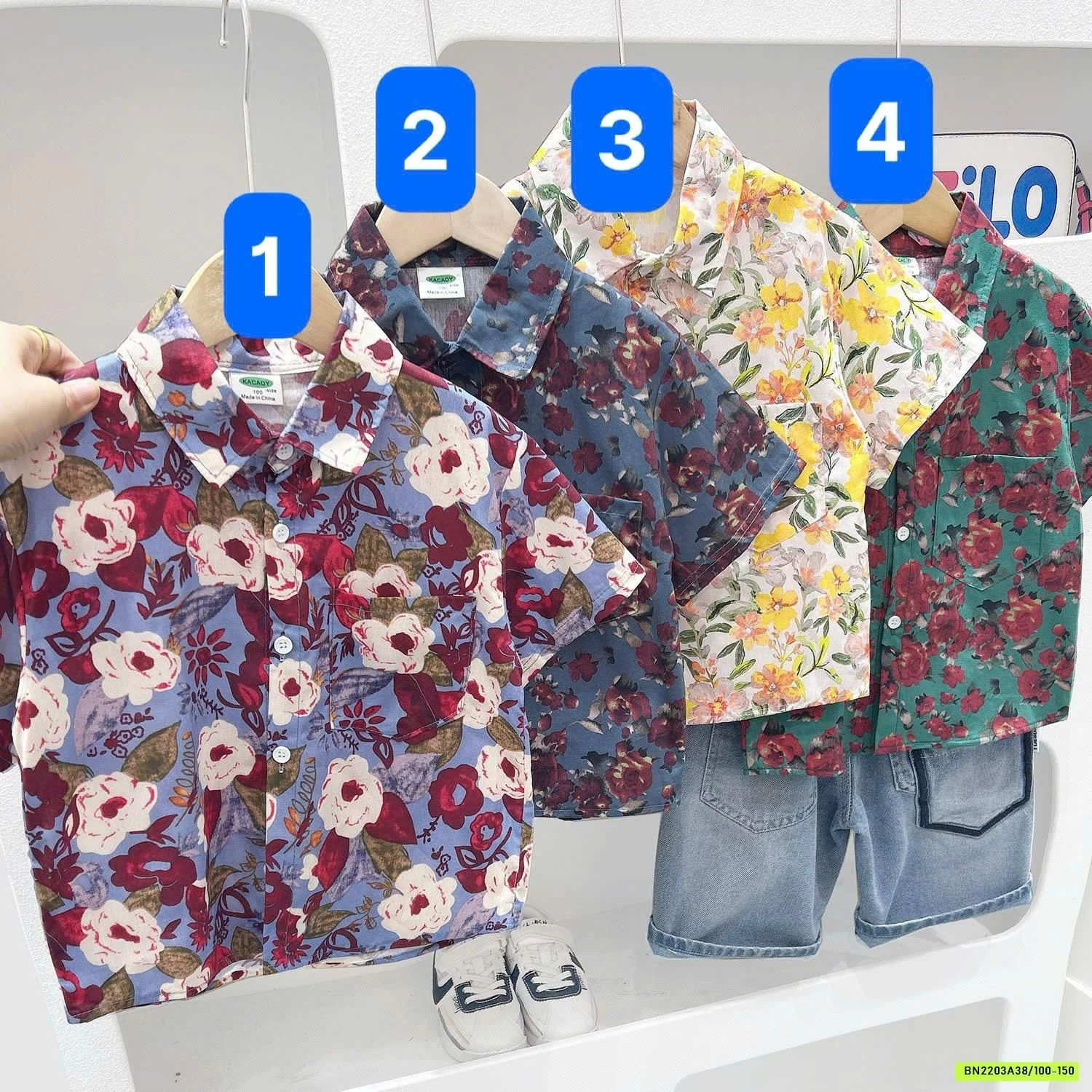 ÁO SƠ MI HOA KACADY