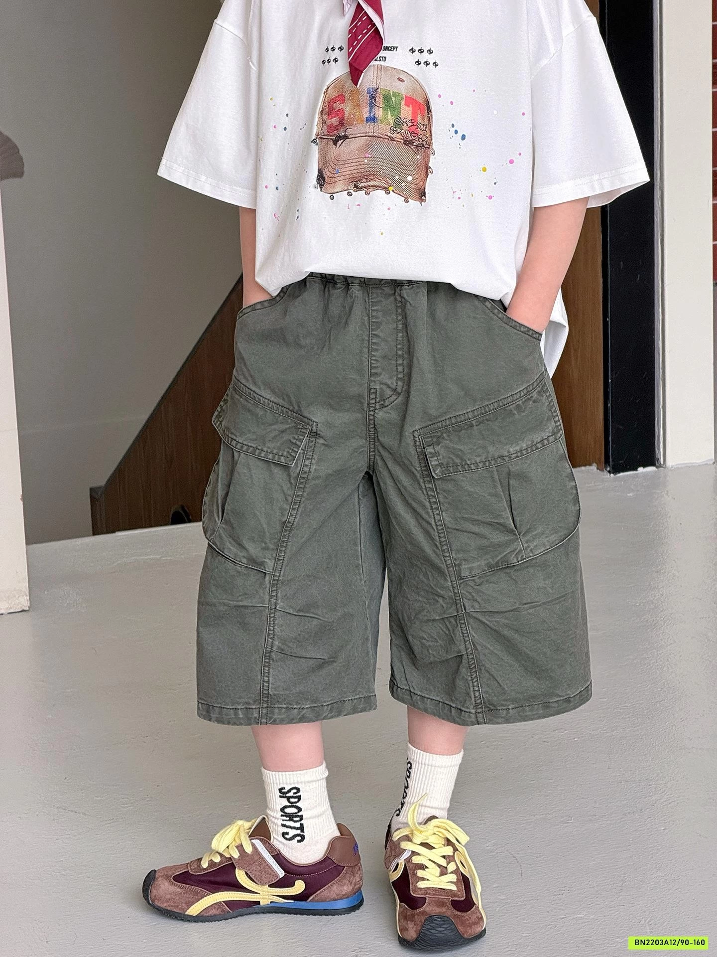 ÁO THUN IN MŨ MIX QUẦN TÚI HỘP