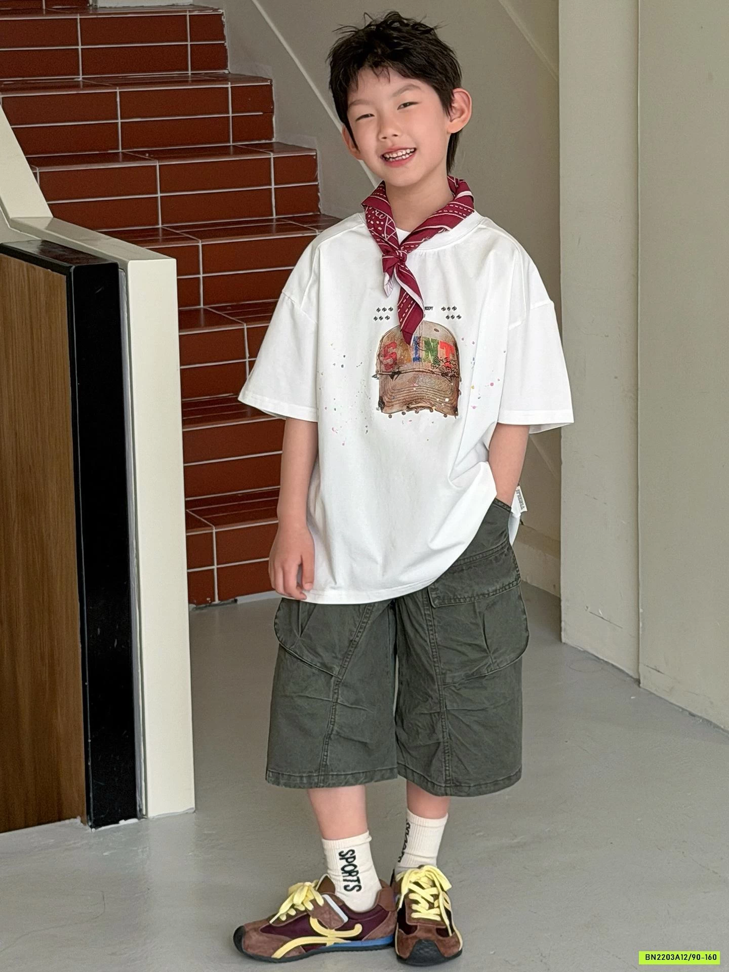 ÁO THUN IN MŨ MIX QUẦN TÚI HỘP