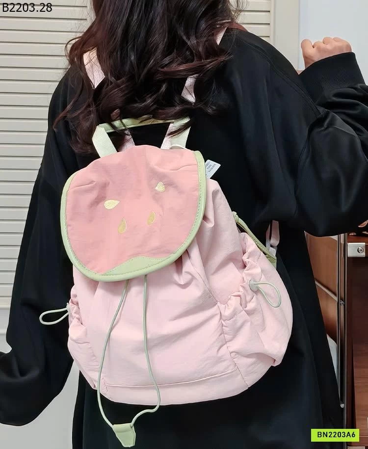 BALO VẢI HỌA TIẾT TRÁI CÂY CUTE