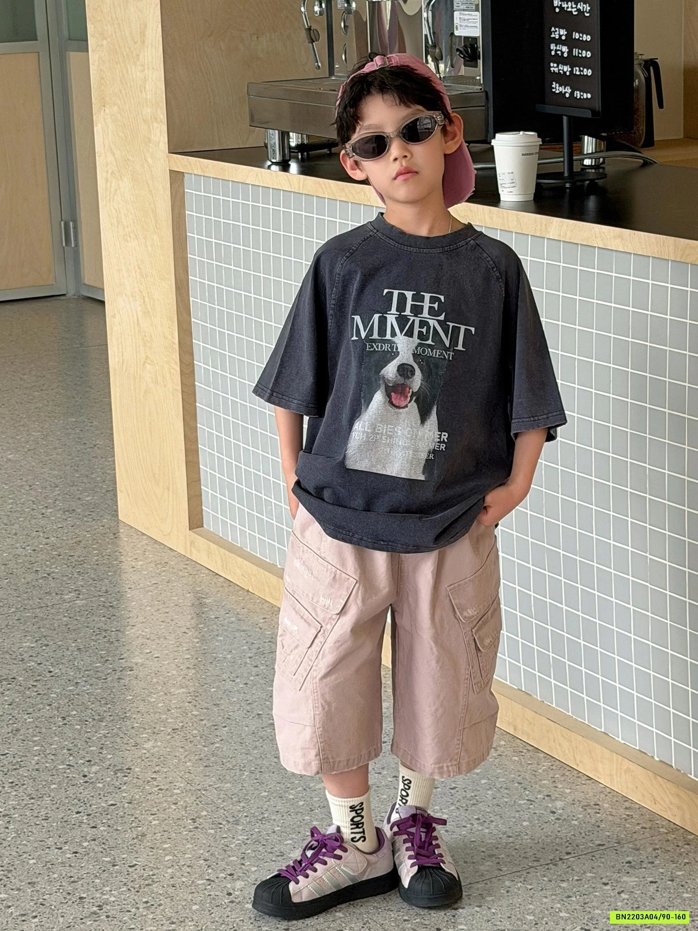 ÁO CÚN MIX SHORT HỒNG