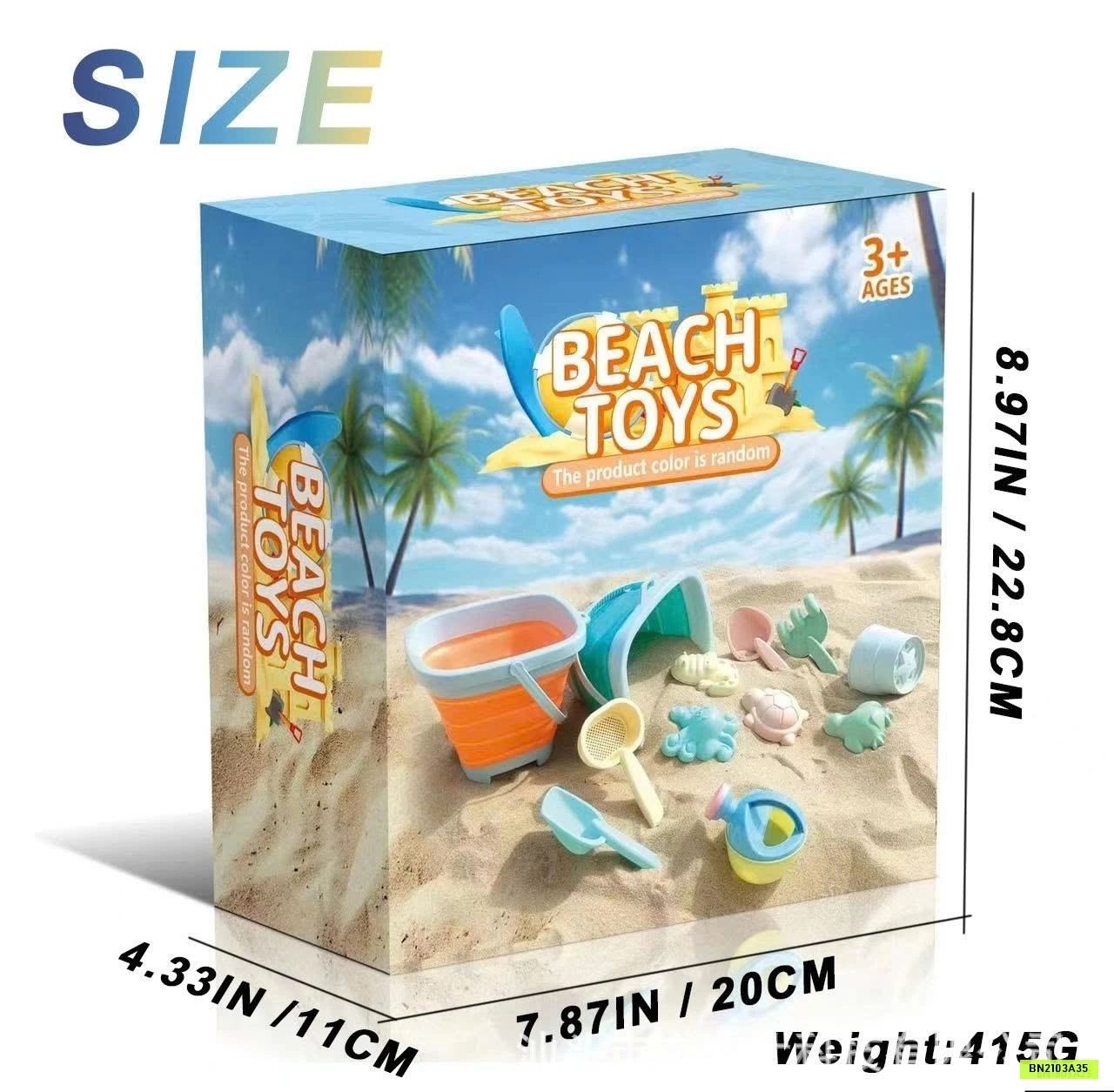 BỘ ĐỒ XÚC CÁT ĐI BIỂN