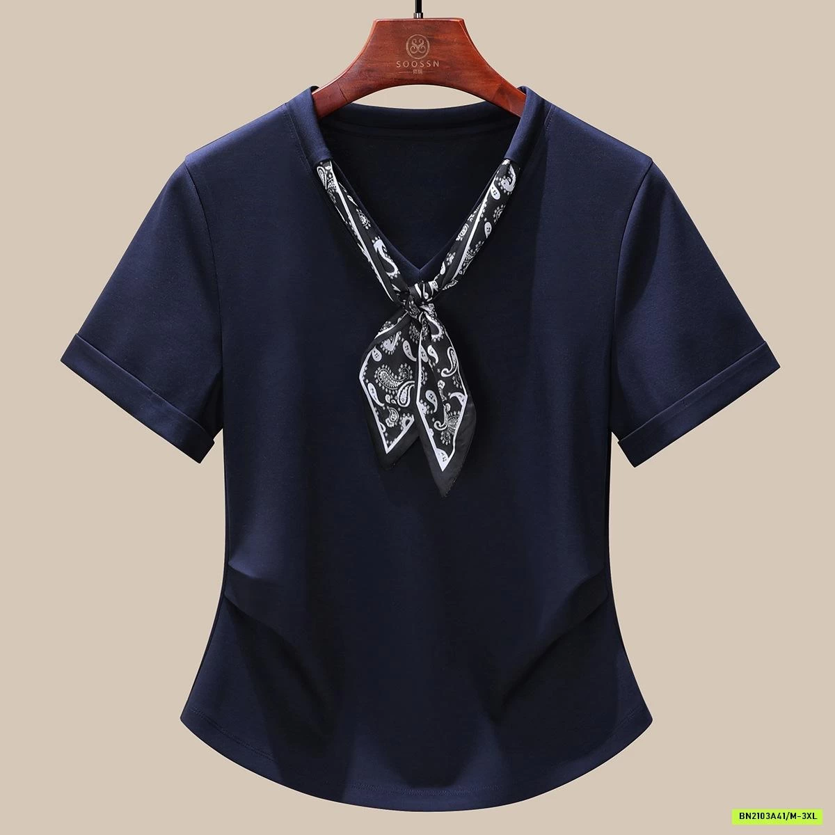 ÁO THUN RÚT EO KÈM KHĂN