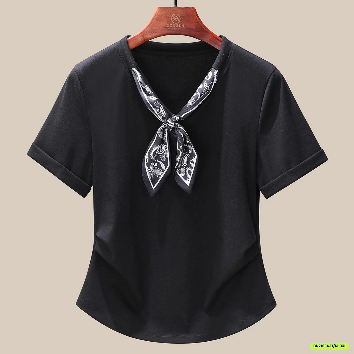 ÁO THUN RÚT EO KÈM KHĂN