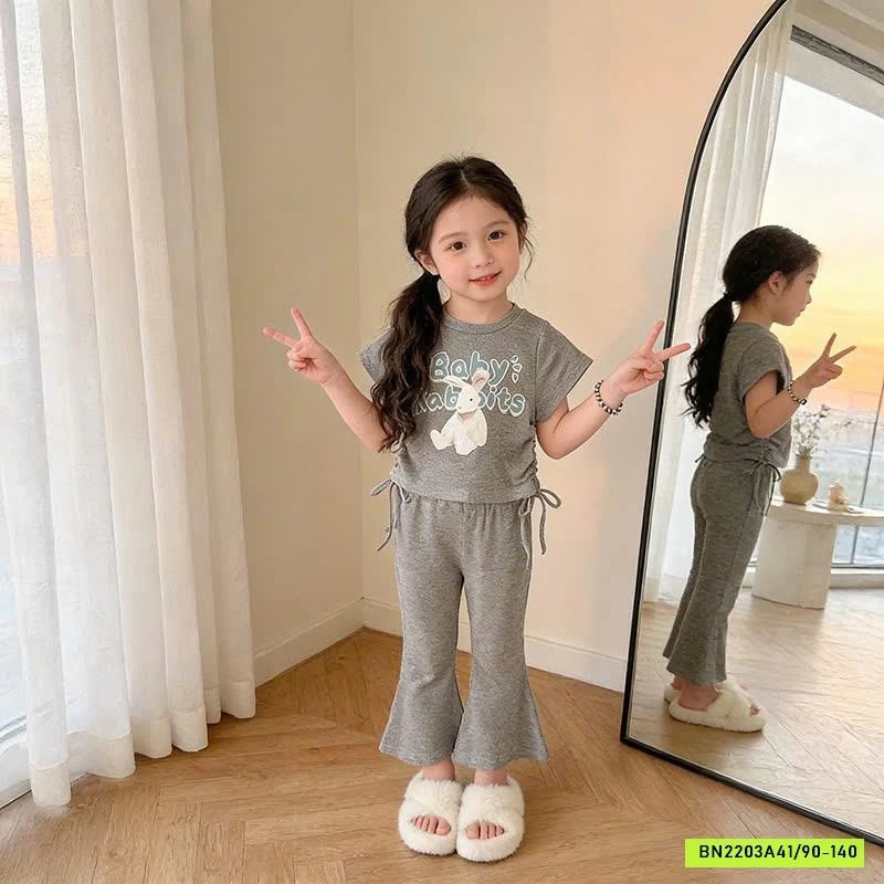 SET ÁO RÚT EO MIX ỐNG LOE BÉ GÁI