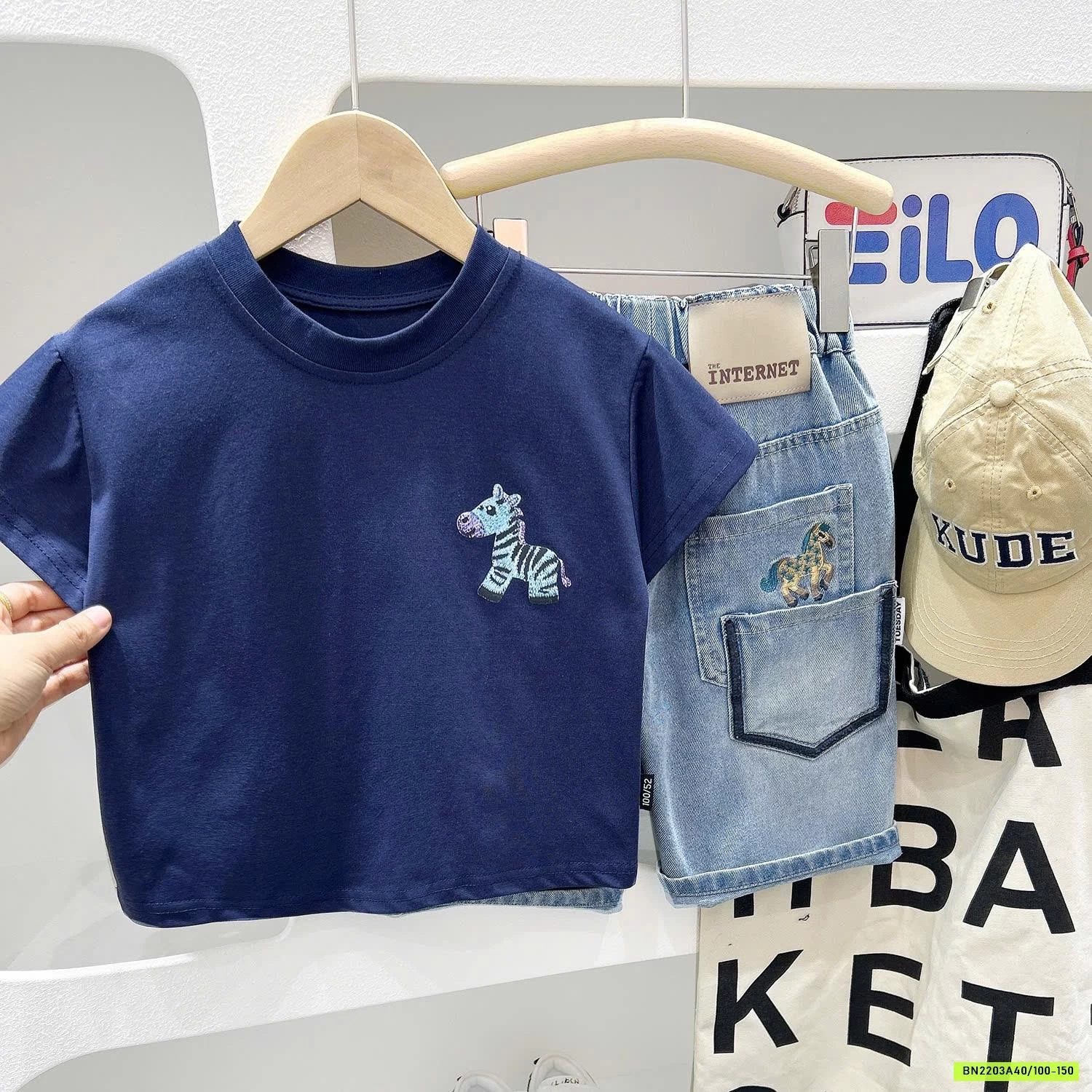 ÁO PHÔNG MIX SHORT NGỰA KACADY