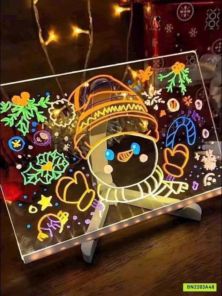 BẢNG VẼ DẠ QUANG KẾT HỢP ĐÈN LED