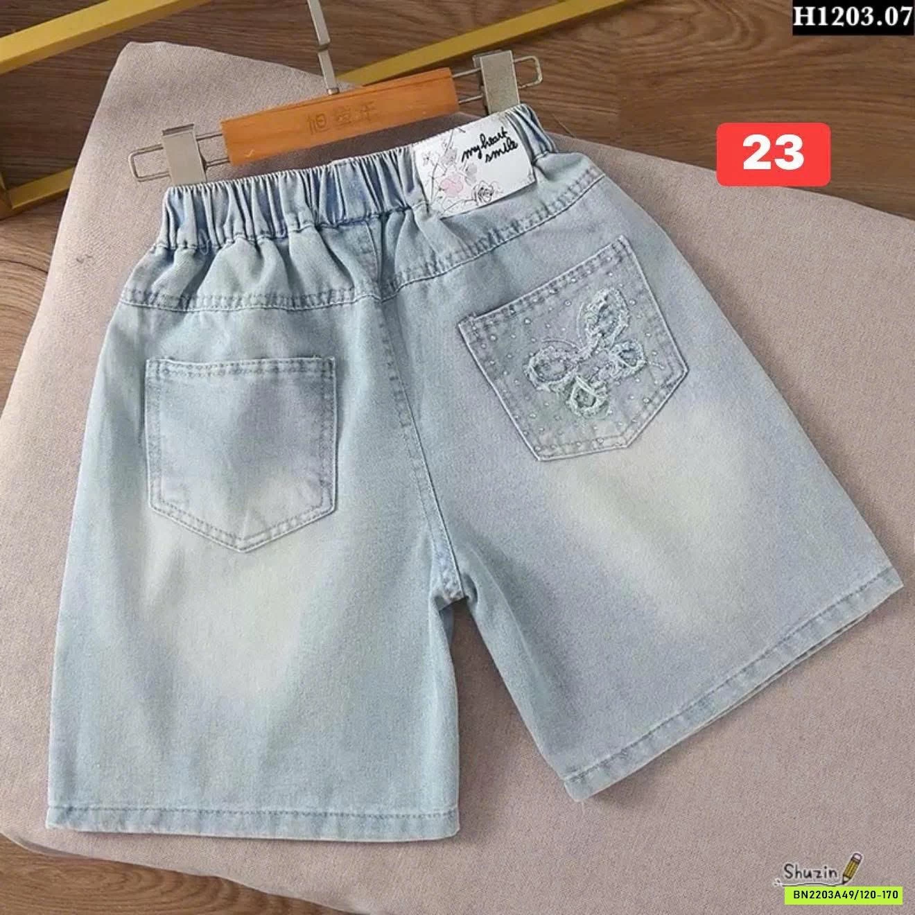 BST QUẦN SHORT JEAN BÉ GÁI