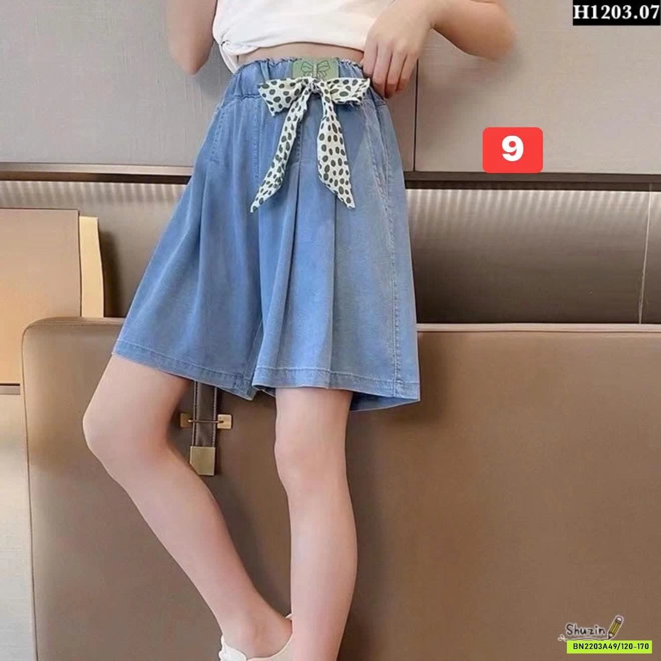 BST QUẦN SHORT JEAN BÉ GÁI