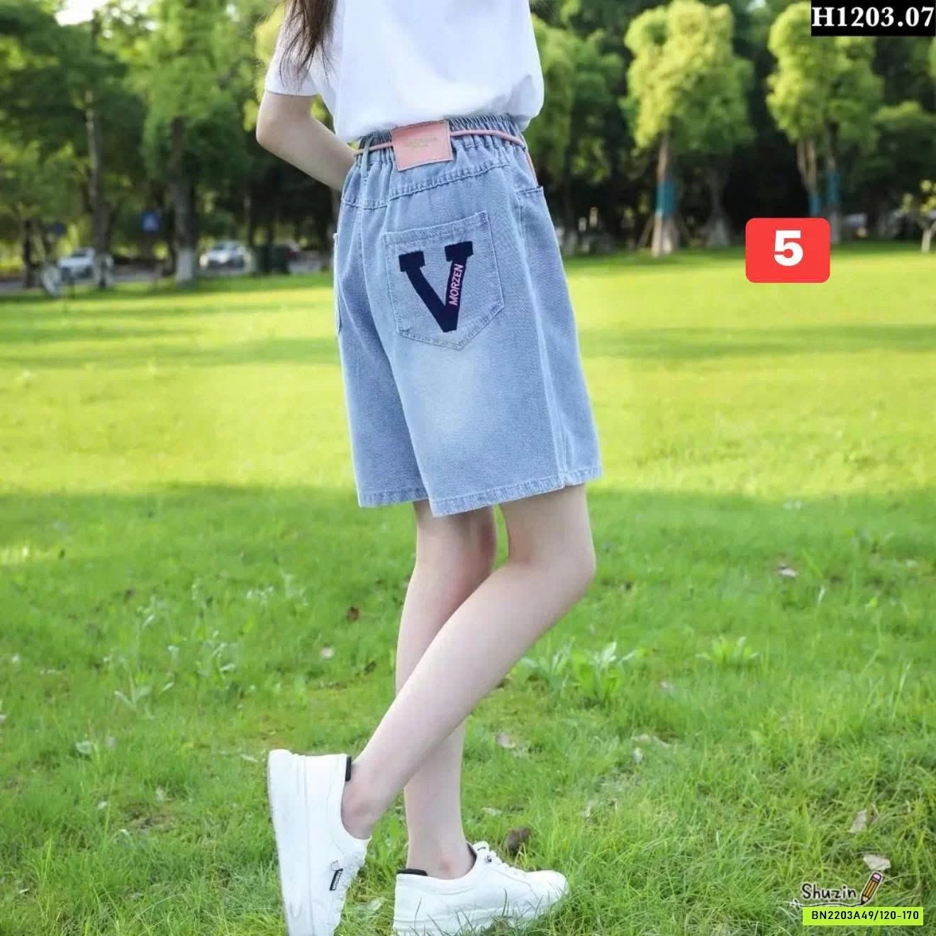 BST QUẦN SHORT JEAN BÉ GÁI