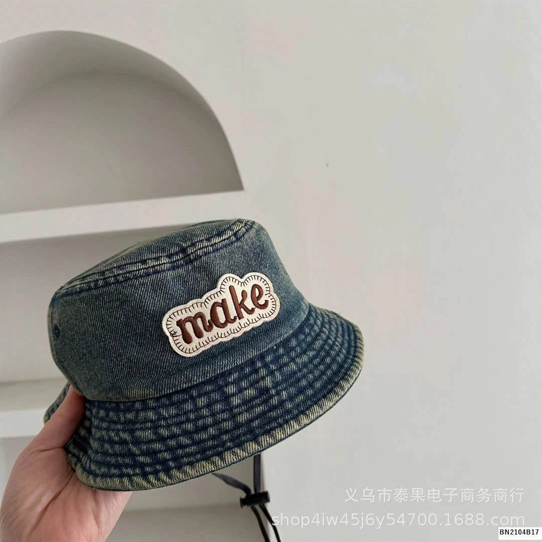 BST MŨ DENIM THÊU CHỮ
