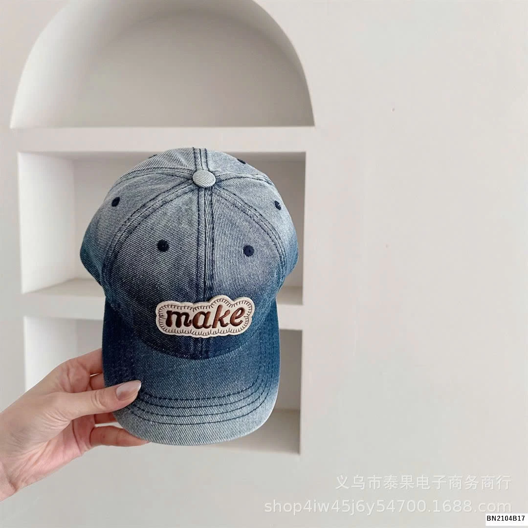 BST MŨ DENIM THÊU CHỮ