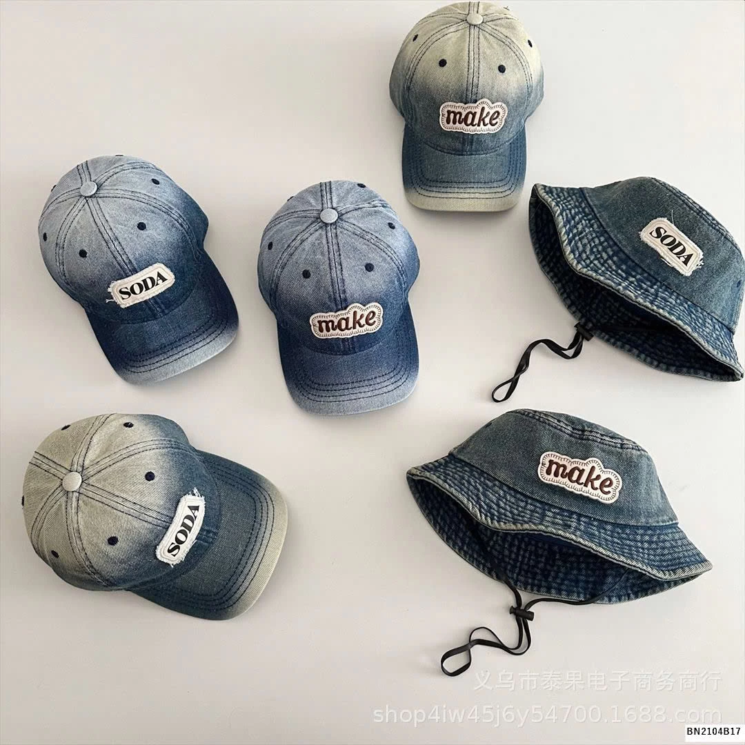 BST MŨ DENIM THÊU CHỮ