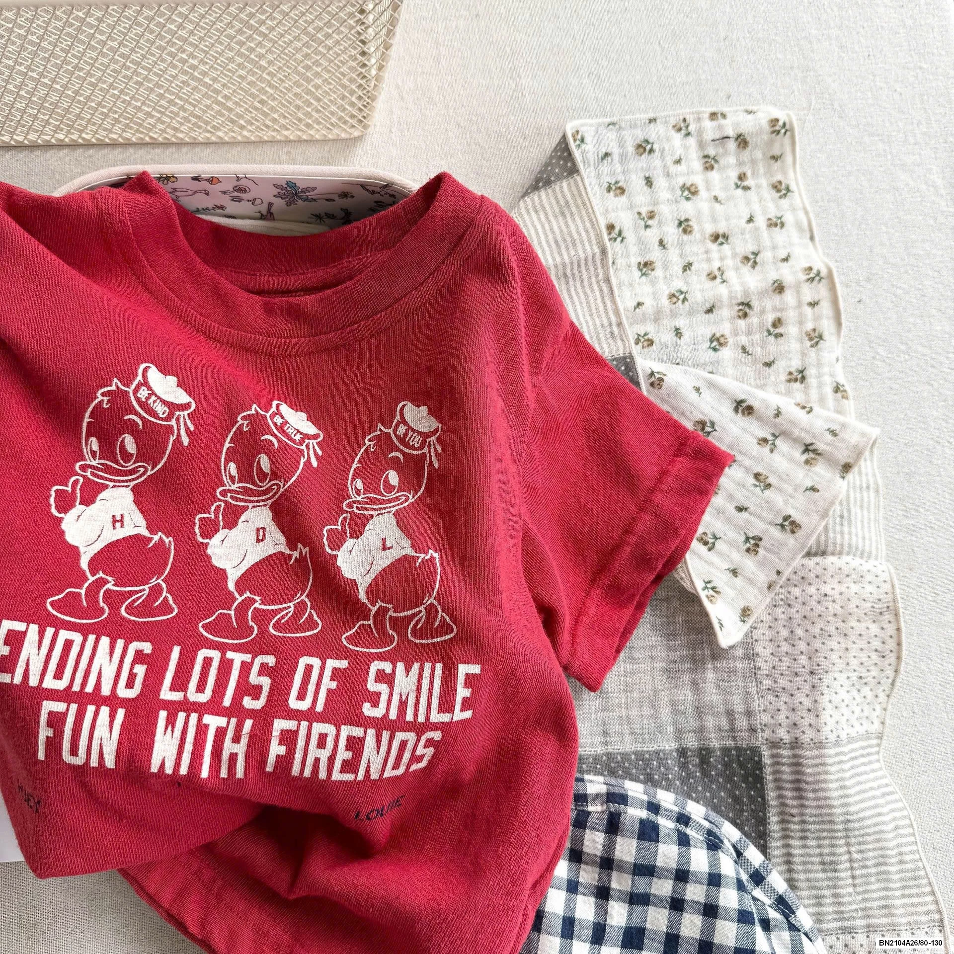 ÁO THUN GIẤY 3 CHÚ VỊT ADBABY