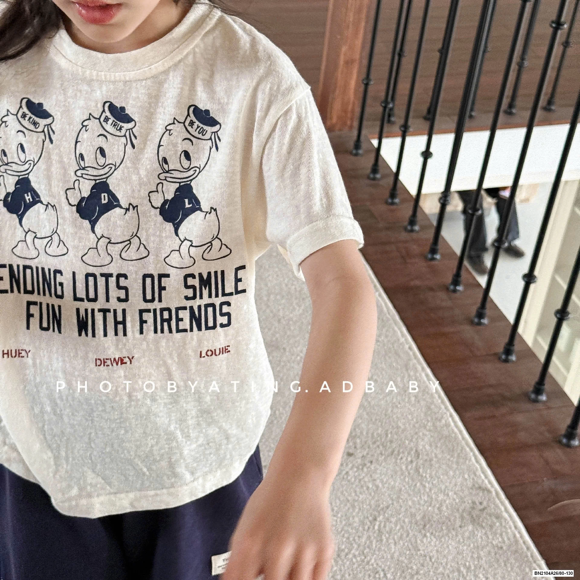 ÁO THUN GIẤY 3 CHÚ VỊT ADBABY