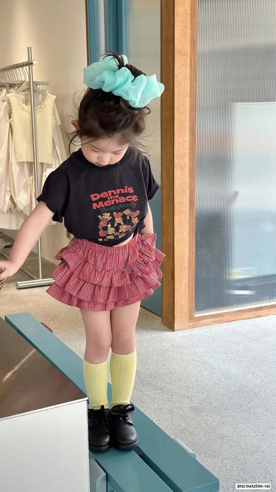 SÉT ÁO XÁM MIX CV CARO ĐỎ