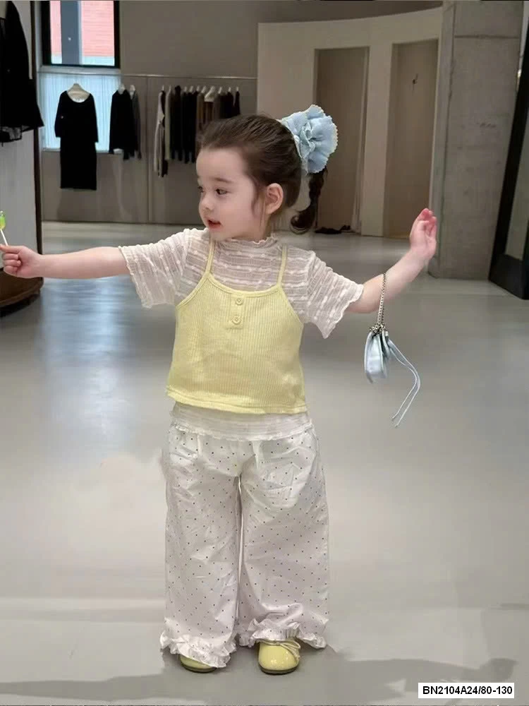 SÉT ÁO VÀNG MIX QUẦN BI