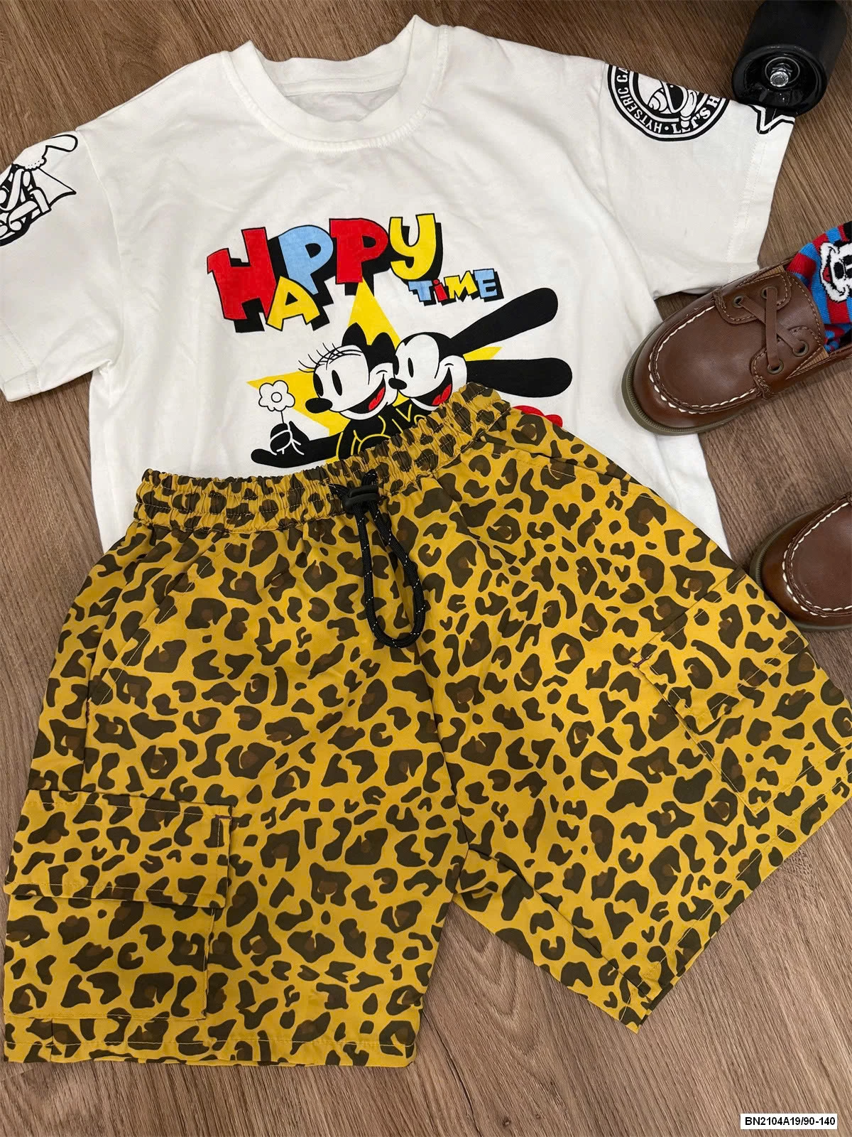 ÁO THUN MICKEY MIX SHORT BEO