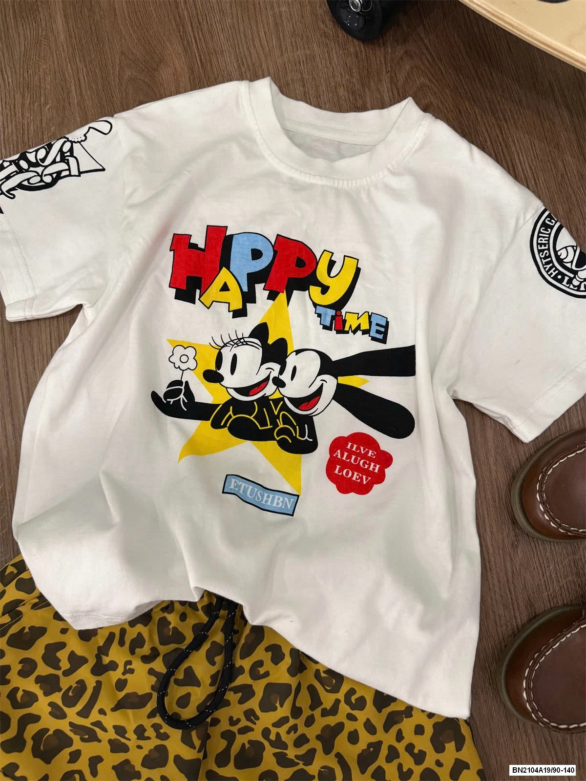 ÁO THUN MICKEY MIX SHORT BEO