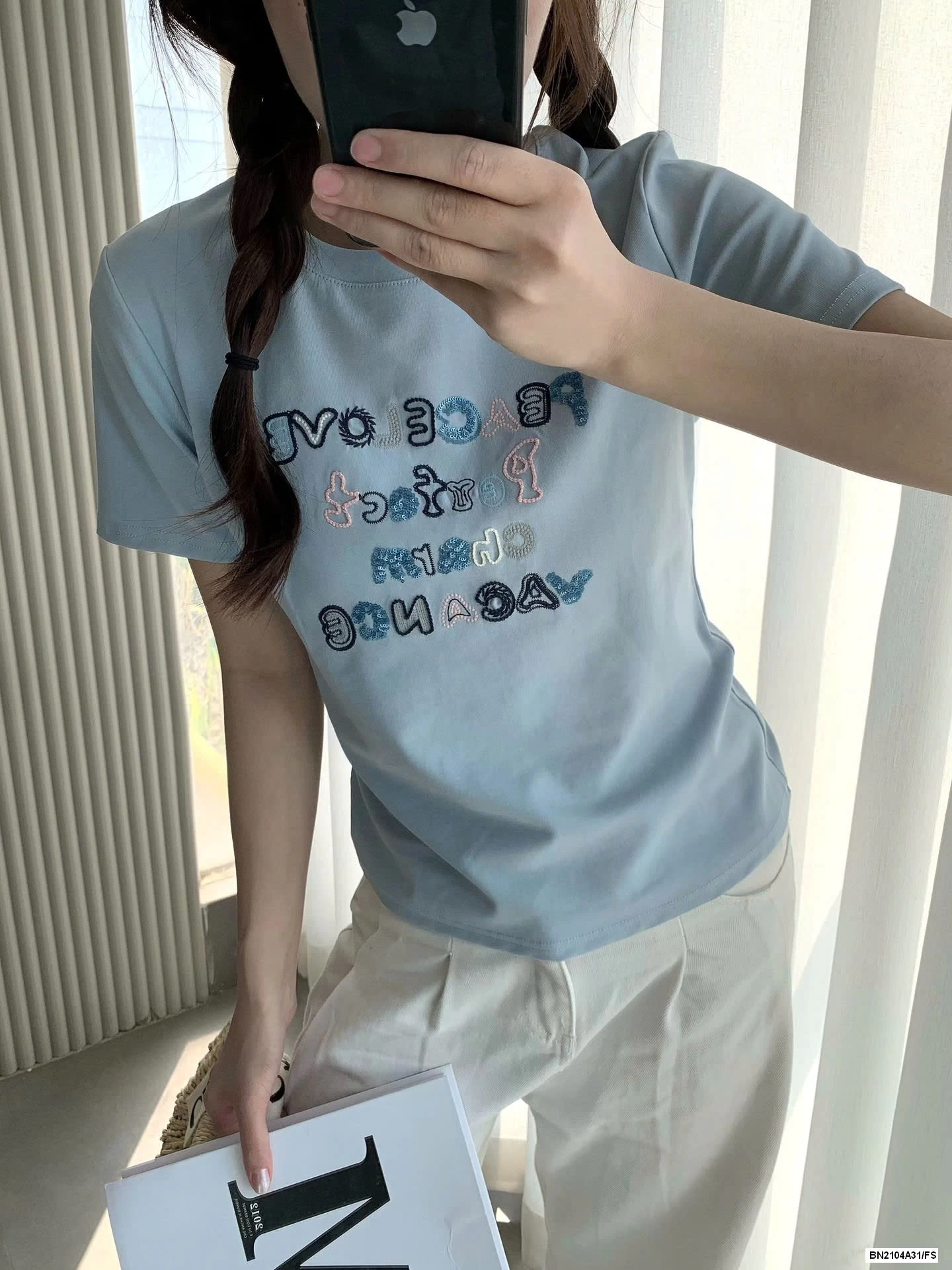 ÁO THUN THÊU CHỮ