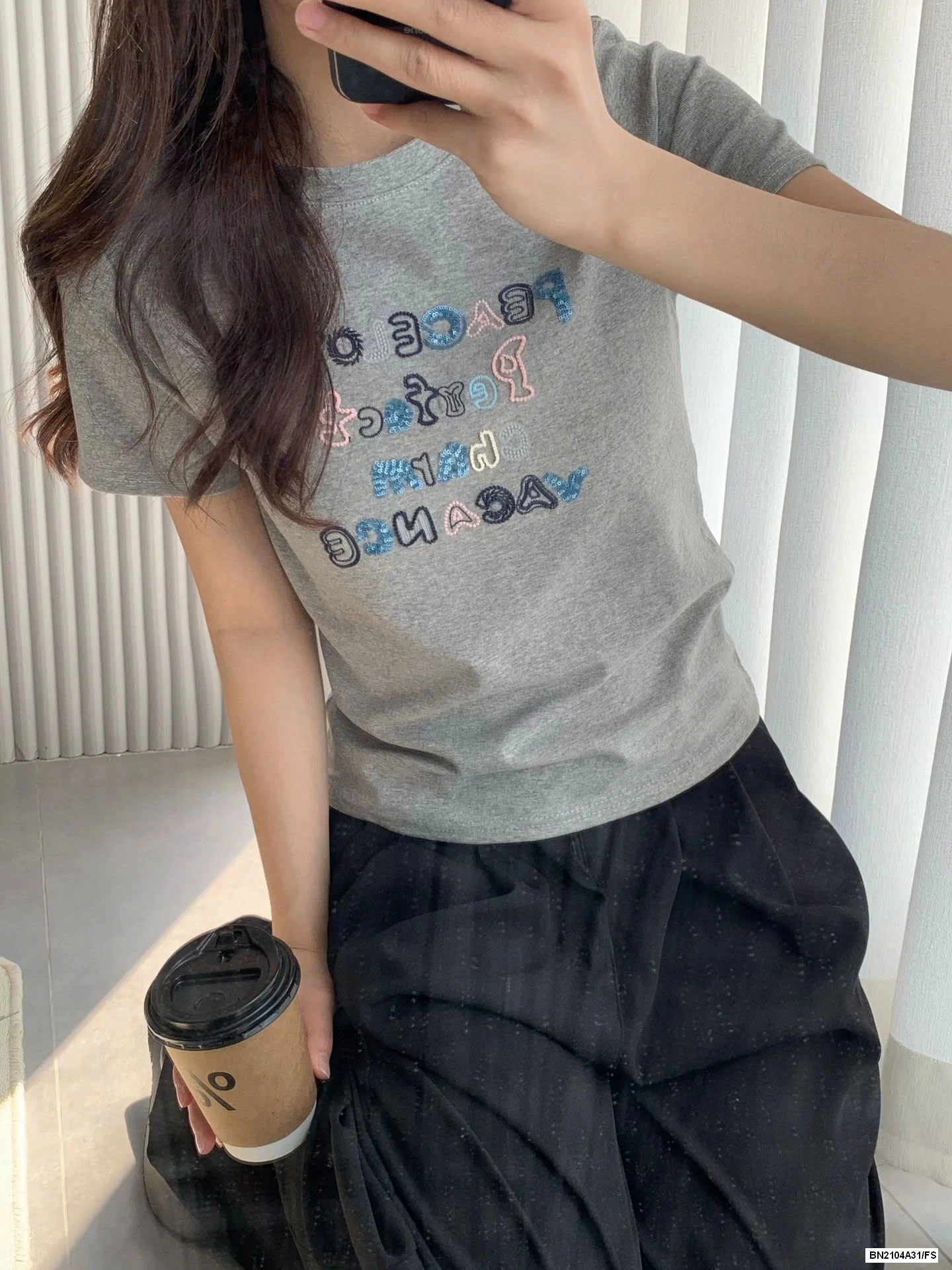 ÁO THUN THÊU CHỮ