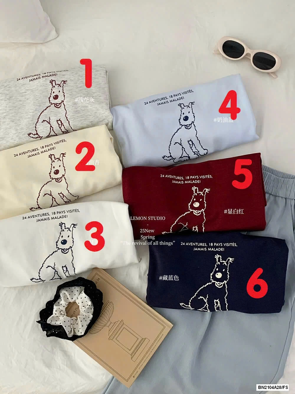 ÁO THUN CÚN VIỀN CỔ