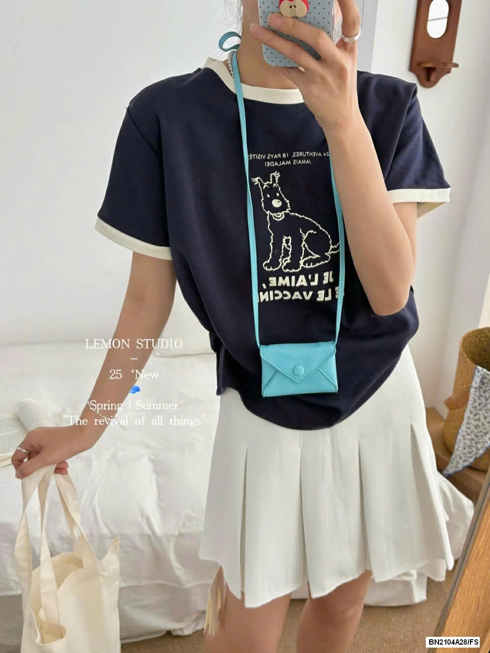 ÁO THUN CÚN VIỀN CỔ