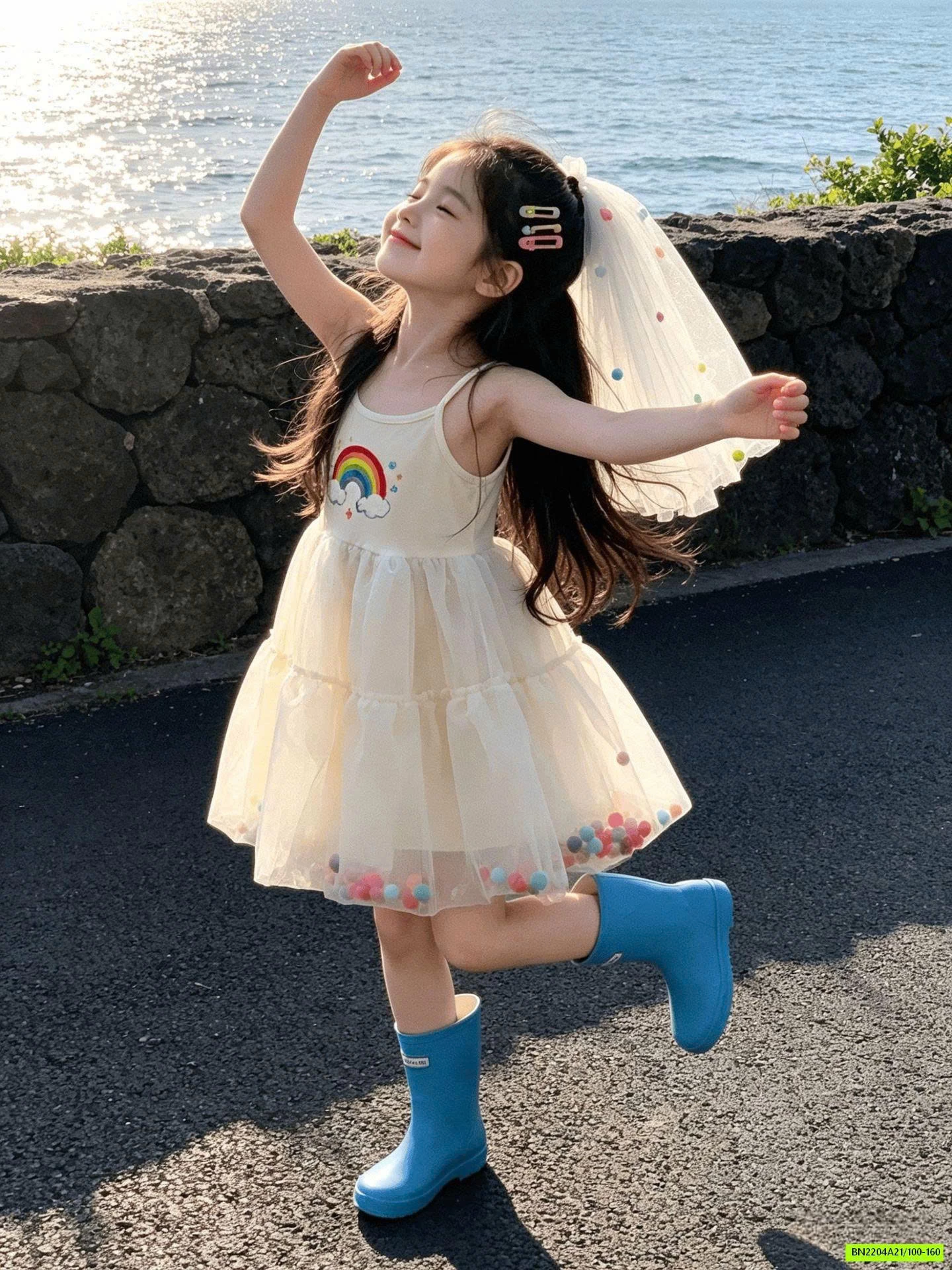 ĐẦM TUTU 2 DÂY CẦU VỒNG