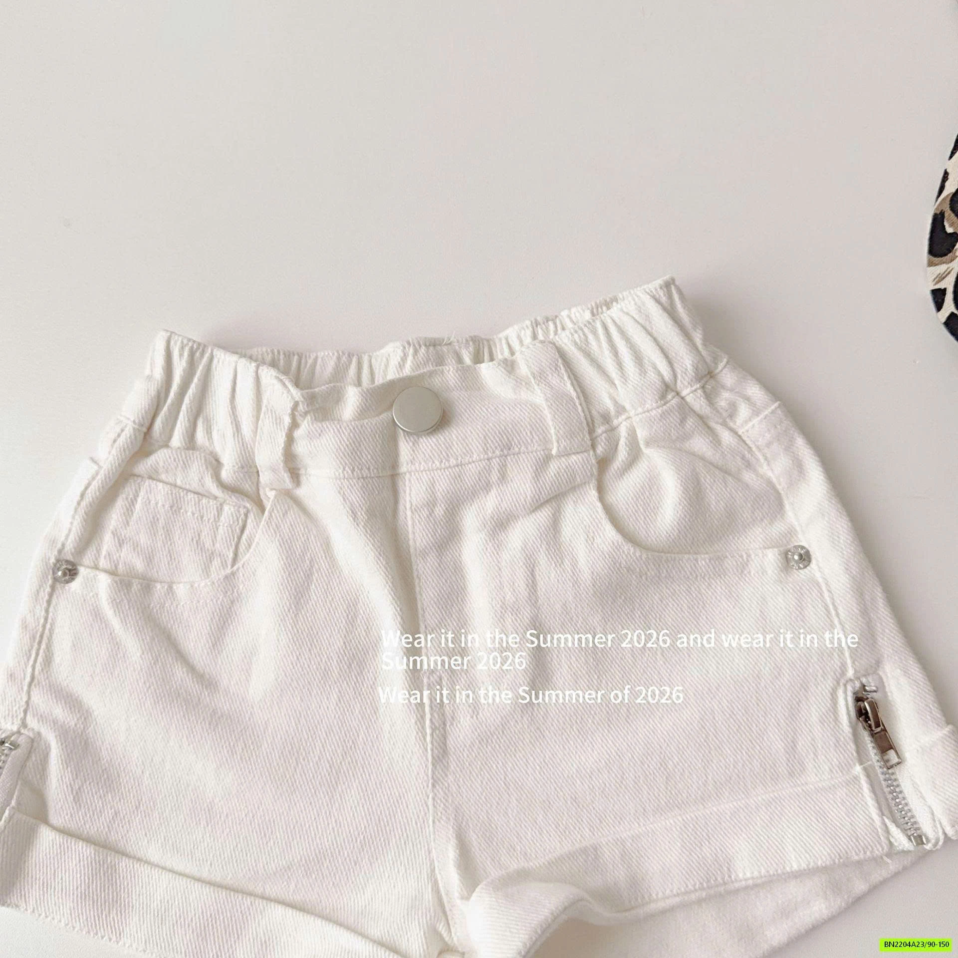 SHORT JEANS KHÓA GẤU T&QKIDS