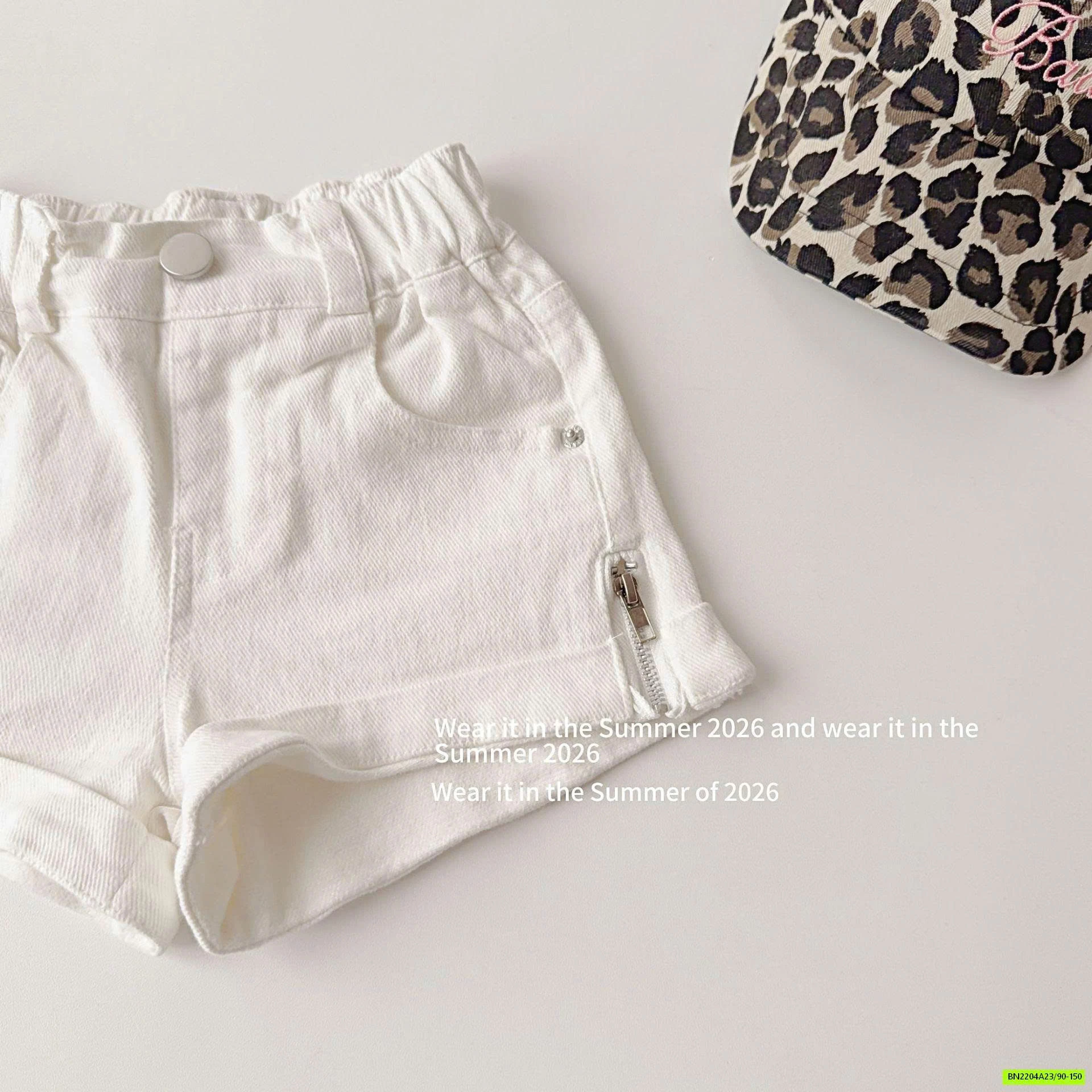 SHORT JEANS KHÓA GẤU T&QKIDS