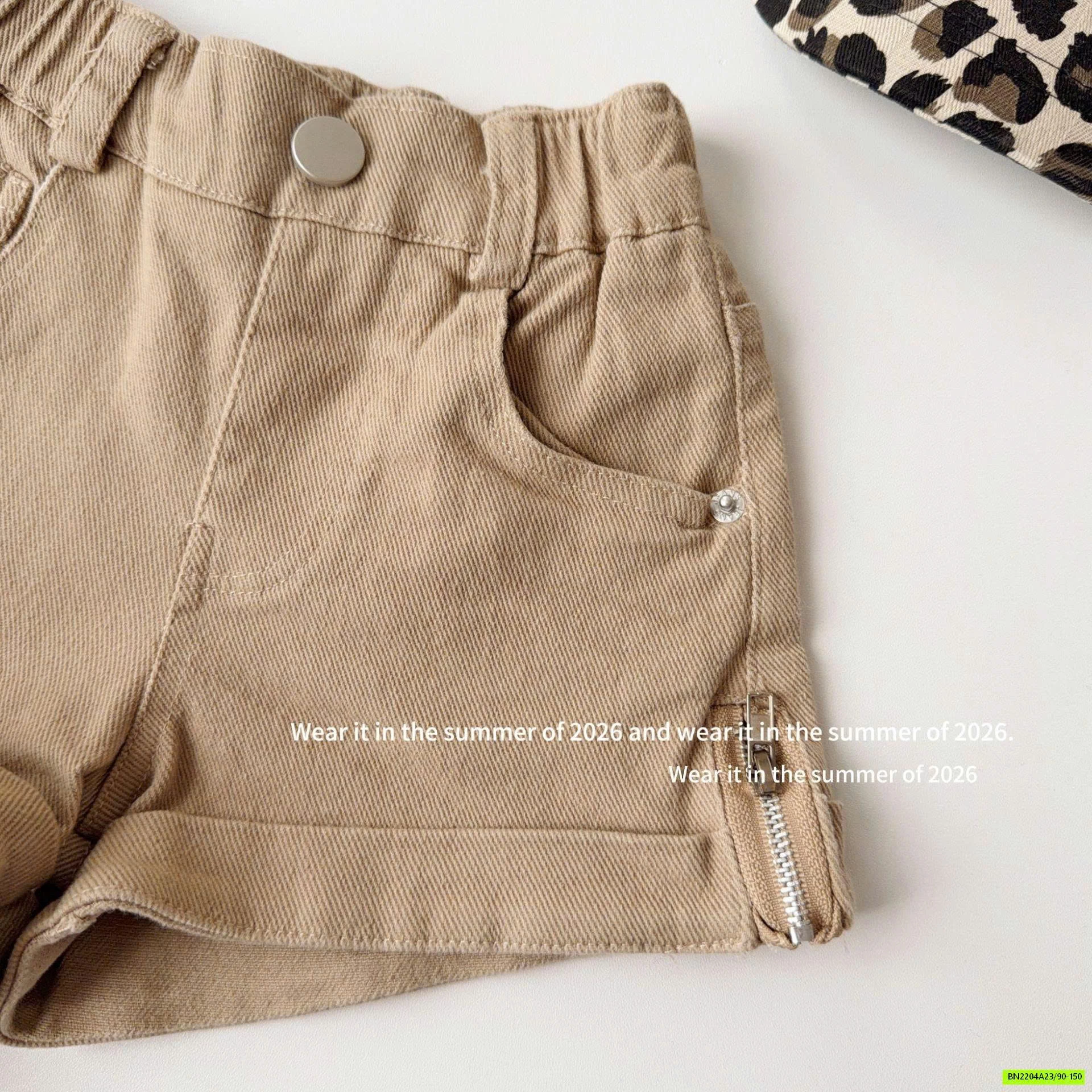 SHORT JEANS KHÓA GẤU T&QKIDS